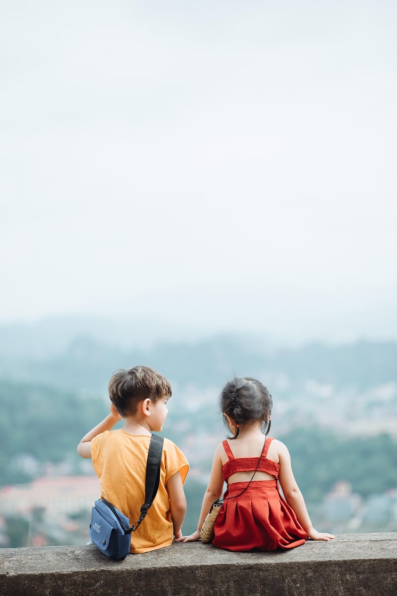 Kids playing outside